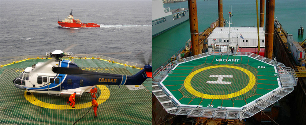 helicopter platform Non-slip net