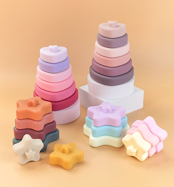 silicone stacking toy MFZ-G018 silicone stacking toy MFZ-G018