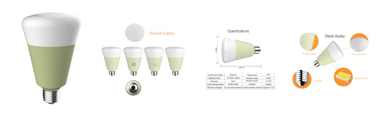 led smart wifi power bulb 