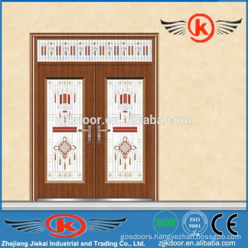 Jk C9049 Jiekai Lluxur Imitate Copper Entry Door Design Stylish