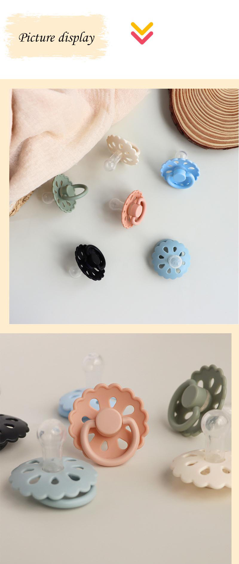 silicone pacifier MFZ-E020 silicone pacifier MFZ-E020