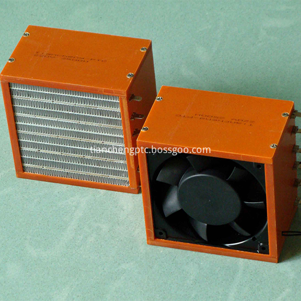 Air heater including a fan 2