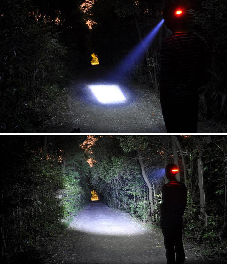 luz de la cabeza con un soporte de bicicleta head light with a bicycle stand