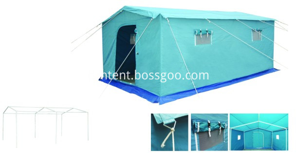  Disaster relief refugee canvas military tent 