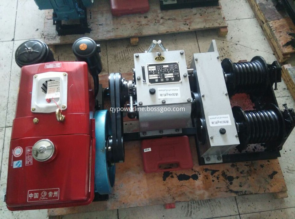 Dual Drum Motorized Winch
