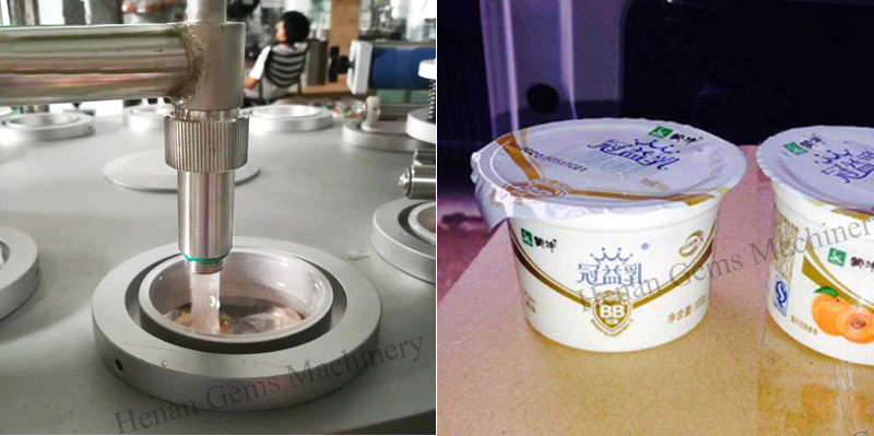 yogurt filling sealing machine 2