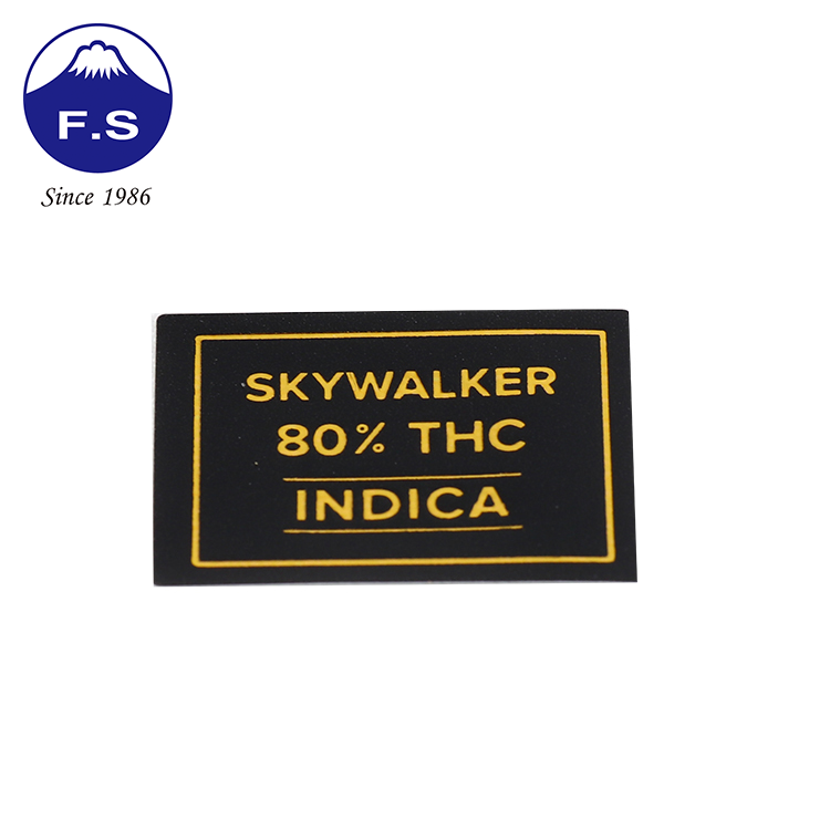 Luxury Gold Foil Product Sticker Custom Waterproof Label Luxury Gold Foil Product Sticker Custom Waterproof Label
