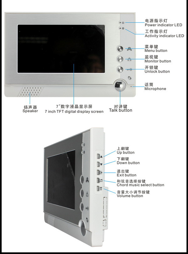 Système d'interphone vidéo pour la maison Video Intercom System for Home
