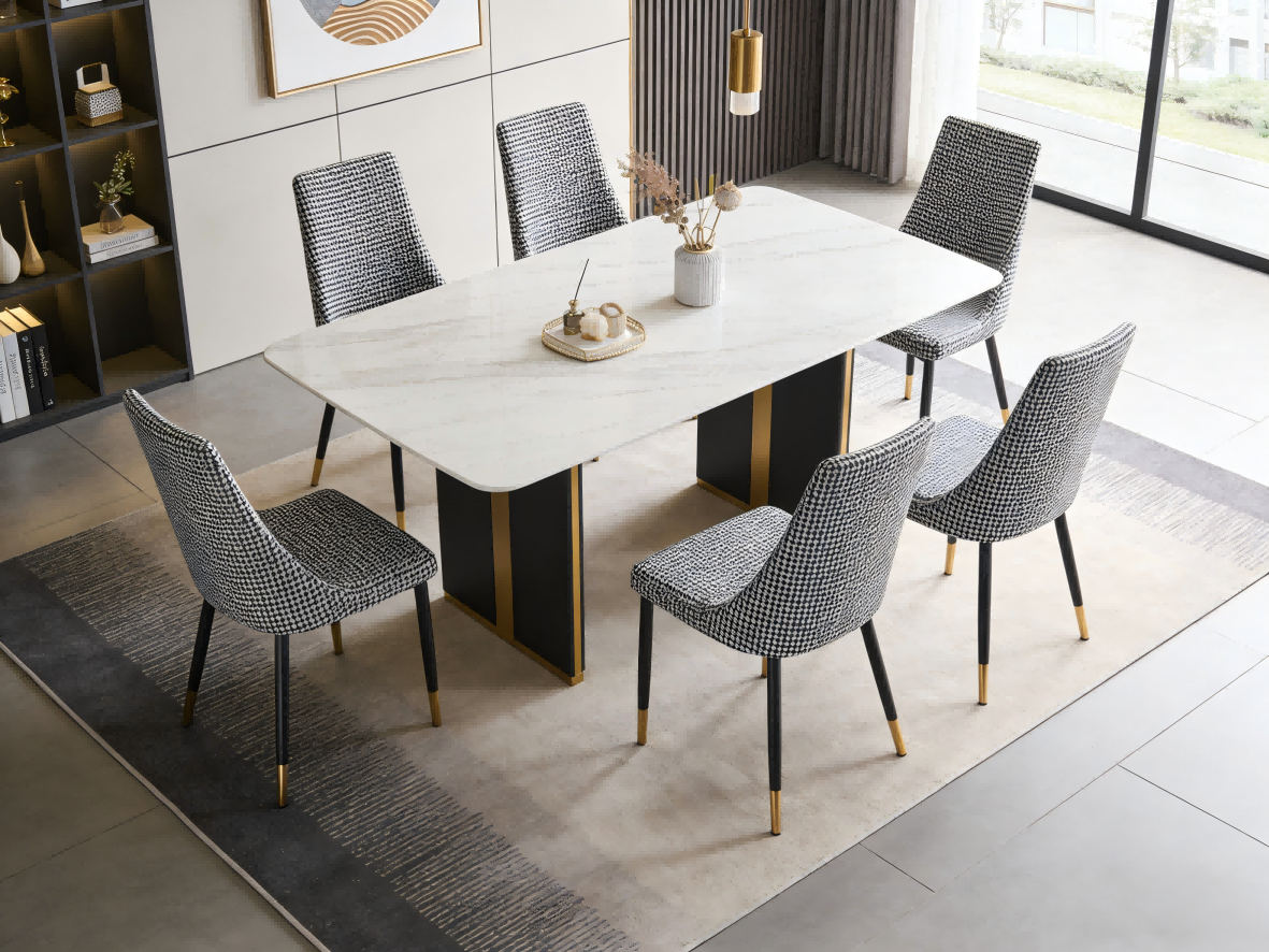 TL-15A003 Houndstooth chair7 TL-15A003 Houndstooth chair7