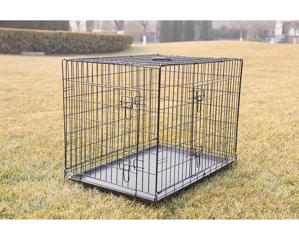 Cage de chiot noir populaire Popular Black Puppy Cage