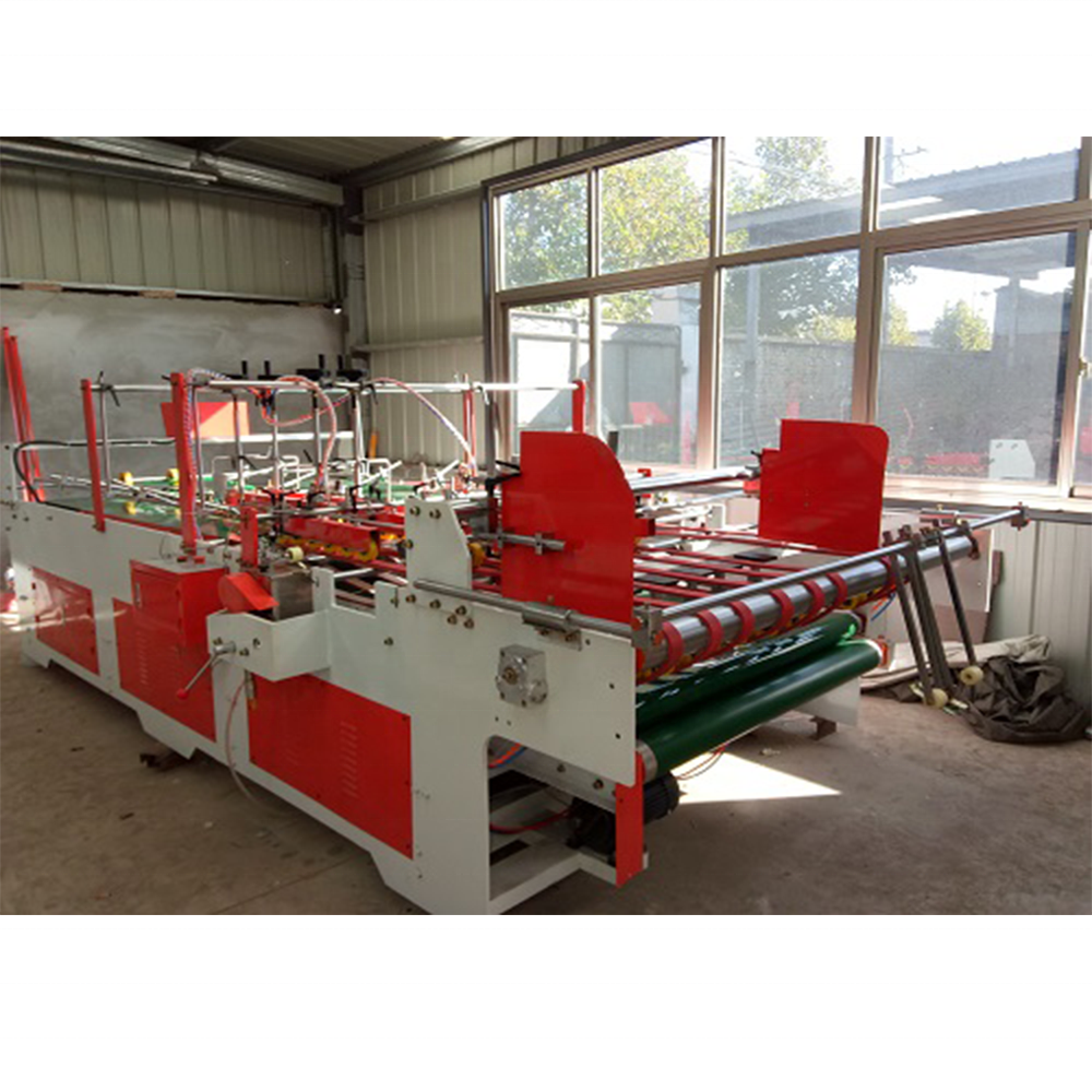 semi automatic lock bottom folder gluer machine for paperboard1 semi automatic lock bottom folder gluer machine for paperboard1