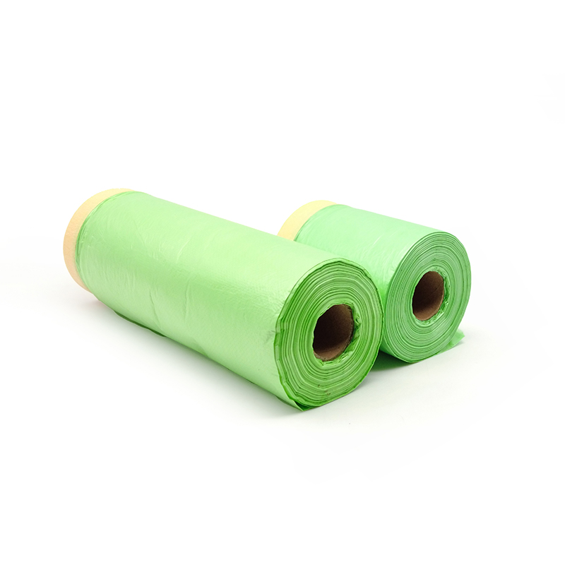 Green Masking Film With Tape