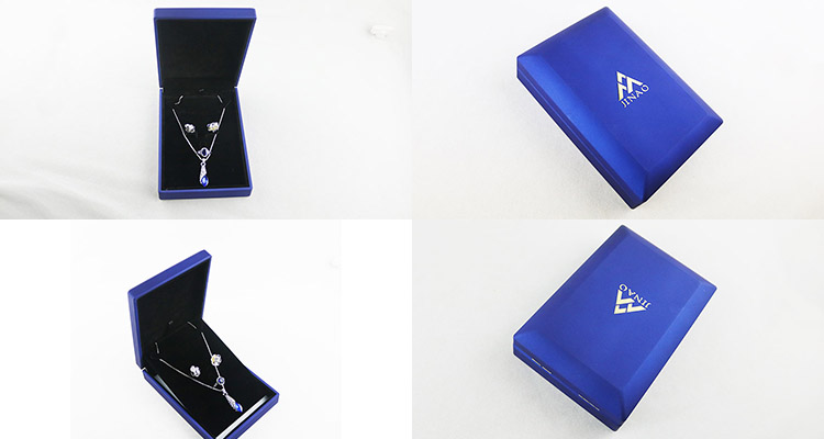 Boîte à bijoux de luxe personnalisée avec lumière LED Whole sale custom luxury jewelry box with LED light