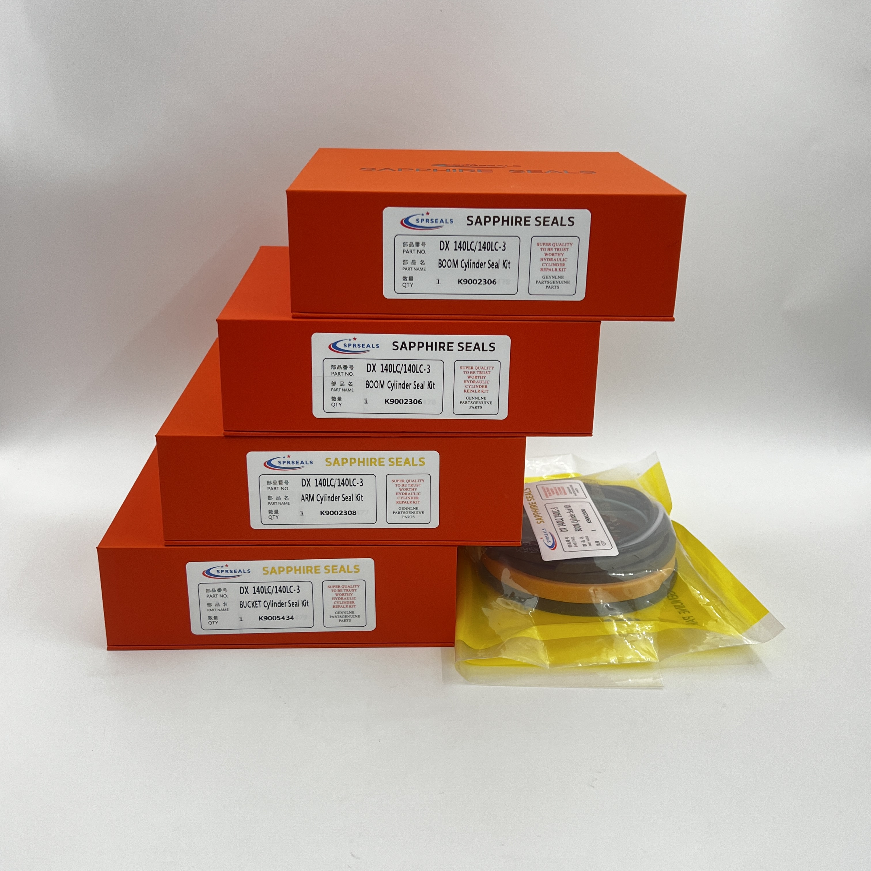DX 140 Hydraulic seal repair kit (1) DX 140 Hydraulic seal repair kit (1)