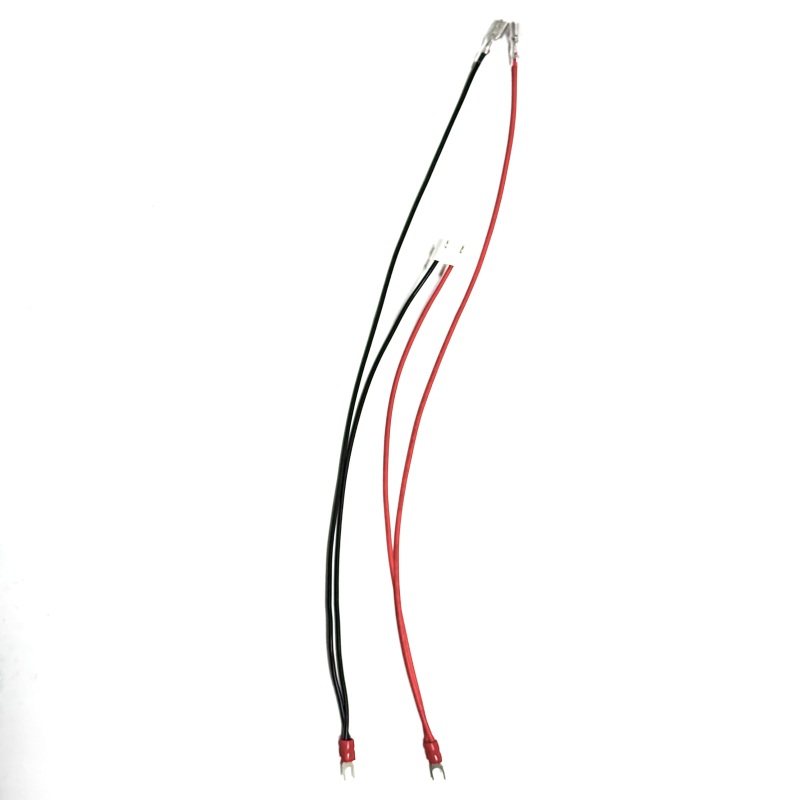 Custom DC 12V Power Cable with Fork Terminals Custom DC 12V Power Cable with Fork Terminals