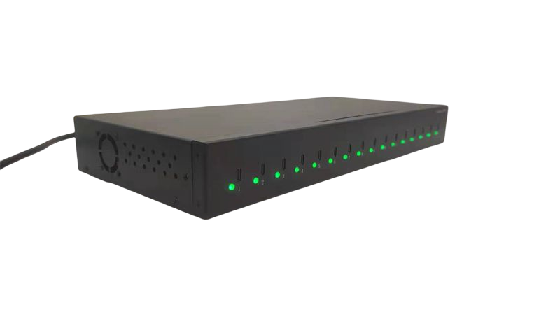 Type C 16-Port Cabinet type Charger charging with green light Type C 16-Port Cabinet type Charger charging with green light