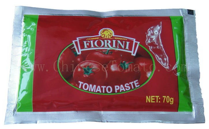 flat sachet tomato paste