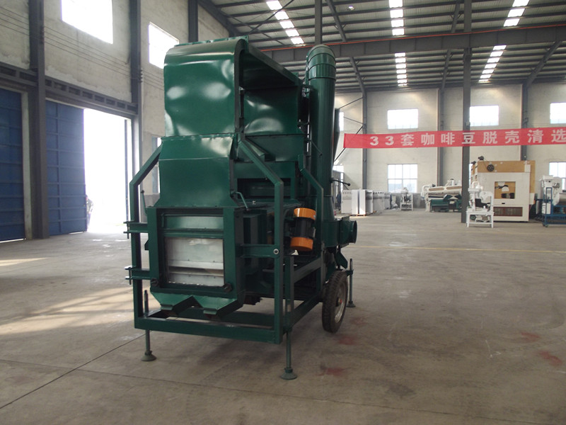เครื่องทำความสะอาดเมล็ดพันธุ์ทำความสะอาดเมล็ดอากาศแบบคู่อากาศ 5XZC-3DS 5XZC-3DS double air cleaning system seed cleaner