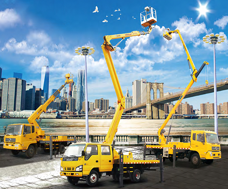 XCMG new 17m telescopic aerial work truck XCMG new 17m telescopic aerial work truck