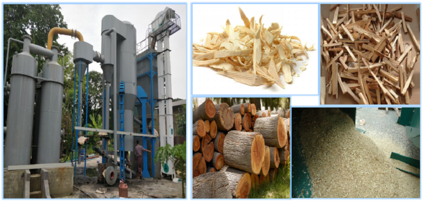 wood gasifier power