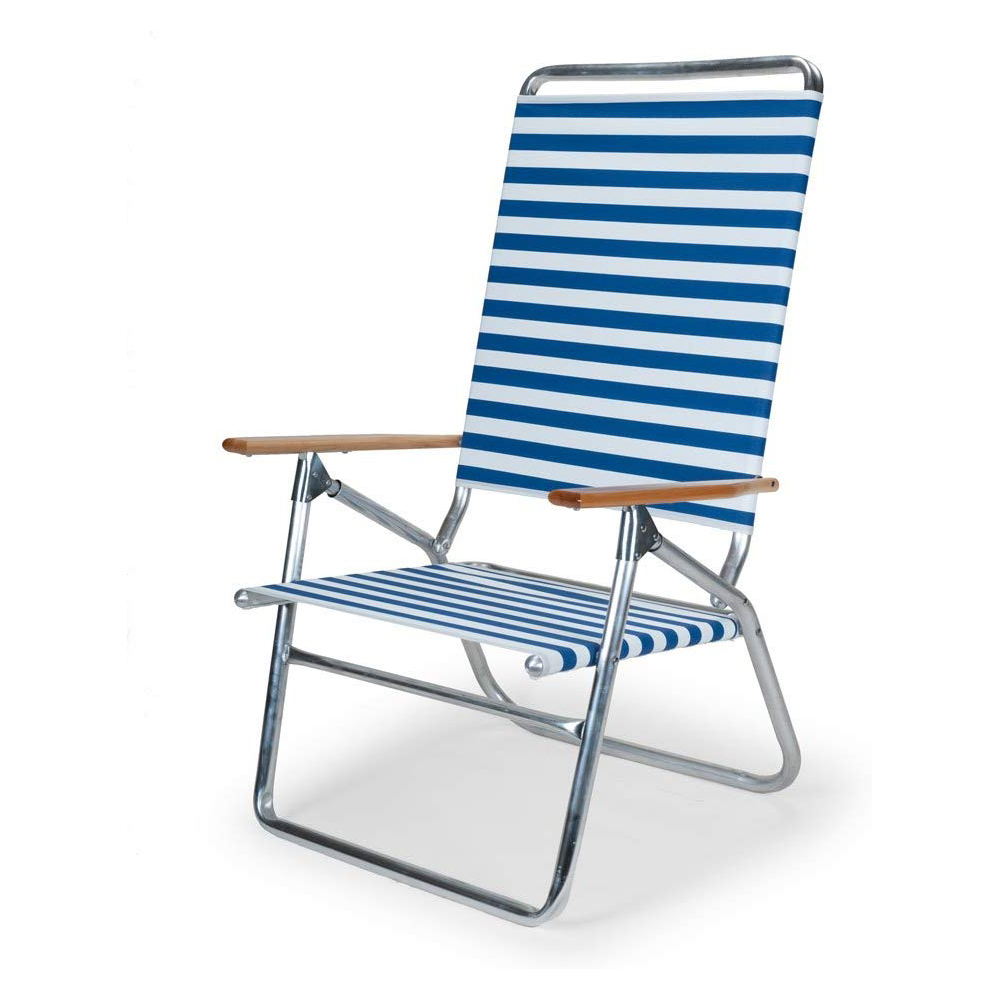 Blue White Stripe Beach Chair Blue White Stripe Beach Chair