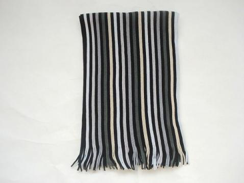 Mens stripe scarf