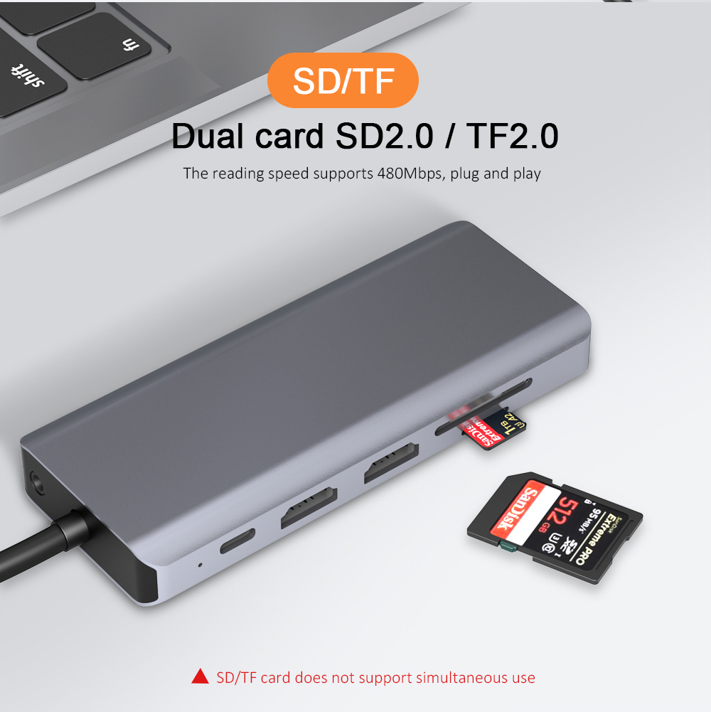 12 in 1 USB C docking station 12 in 1 USB C docking station