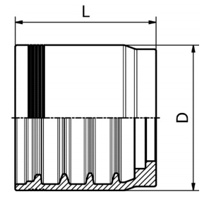 Non skive ferrule for spiral hose Non skive ferrule for spiral hose