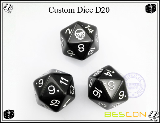 Custom Dice D20 Custom Dice D20