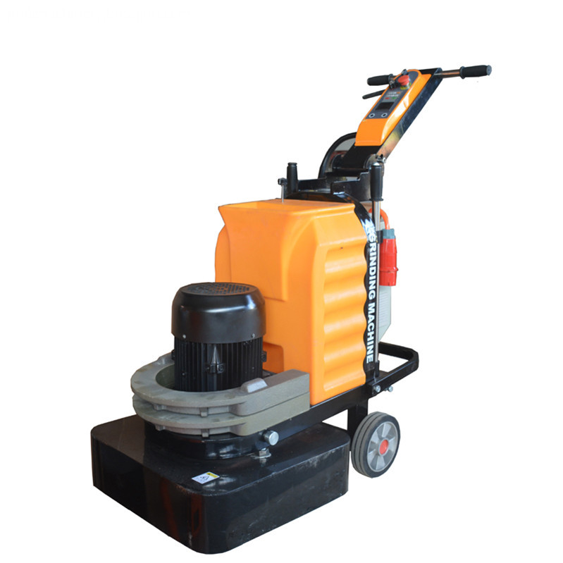 Floor grinding machine have 2 types:   1. Floor Grinder with vacuum cleaner, working no dust.   2. Floor Grinder with water tank, cau working for floor grinding and polishing.    Function  Floor grinding, coarse concrete floor burnishing, old epoxy floor renovation, sealed curing floor polishing, marble ground maintenance.  Application: 1. floor industry :epoxy , wear-resistant floor, curing floor,penetrating floor,artistic floor ect. 2.stone industry: polishing and maintenance for various stone such as marble granite.       Main scope: Concrete Grinding machines, Floor Polishing Machines, Road Line Marking Machines, Truck Cranes, Road Rollers, Excavators, Concrete Leveling Machines, Power Trowels and other Construction machinery .    Jining oking tec co.,ltd, established in 2010, is a professional manufacturer engaged in the research, development, production, sale and service of Concrete Grinding machines, Floor Polishing Machines, Road Line Marking Machines, Truck Cranes, Road Rollers, Excavators, Concrete Leveling Machines, Power Trowels and other Construction machinery .     We are located in Jining city,Shandong province with convenient transportation access. Dedicated to strict quality control and thoughtful customer service, our experienced staff members are always available to discuss your requirements and ensure full customer satisfaction.  In recent years, we have introduced a number of advanced production equipment, and also have an excellent production team and a complete quality assurance system to ensure that each batch of goods is delivered to customers in a timely and high quality.  We also have an excellent management team, experienced technical staffs and professional sales team to solve all problems you encountered before and after sales. In addition, we have obtained I S O 9 0 0 1:2 0 1 5 certificates. Selling well in all cities and provinces around China, our products are also exported to clients in such countries and regions as United States, Europe,Australia, Southeast Asia,Russia,the Middle East,Africa. We also welcome OEM and ODM orders. Whether selecting a current product from our catalog or seeking engineering assistance for your application, you can talk to our customer service center about your sourcing requirements.  OK-600  2 Heads Floor Grinding Machine