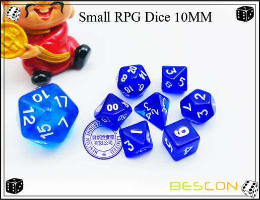 Petit RPG Dice 10MM Small RPG Dice 10MM