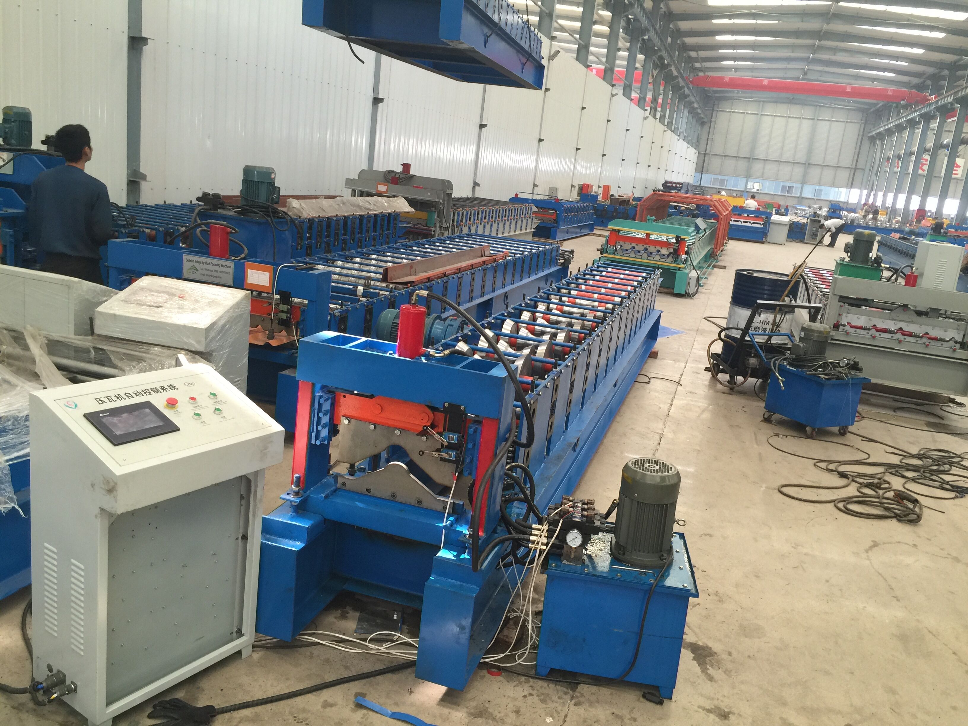 ridge cap tile roll forming machine