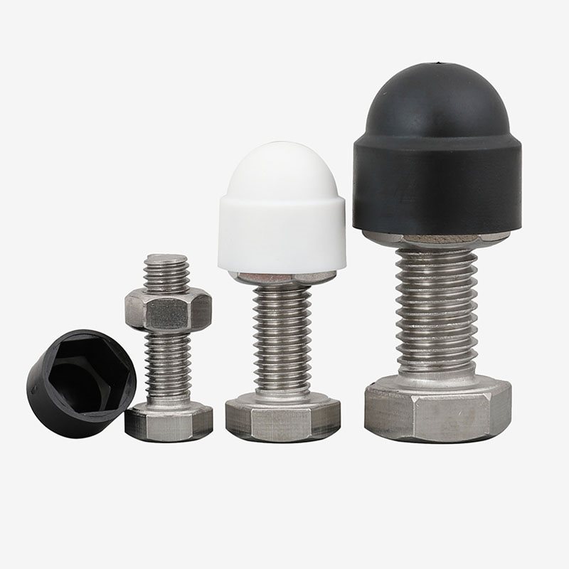 Plastic nut protection caps Plastic nut protection caps