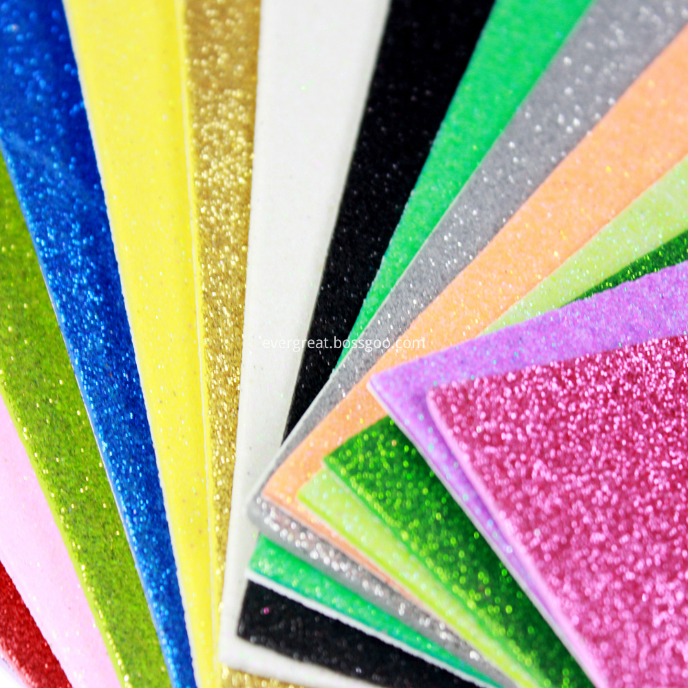 A6 glitter EVA foam sheet A6 glitter EVA foam sheet