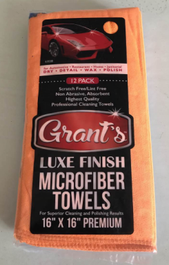 Microfiber cleaning cloths