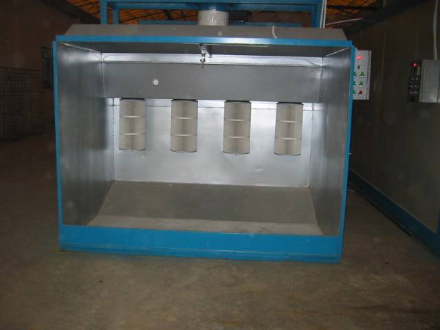 Máquina de recubrimiento en polvo powder coating machine