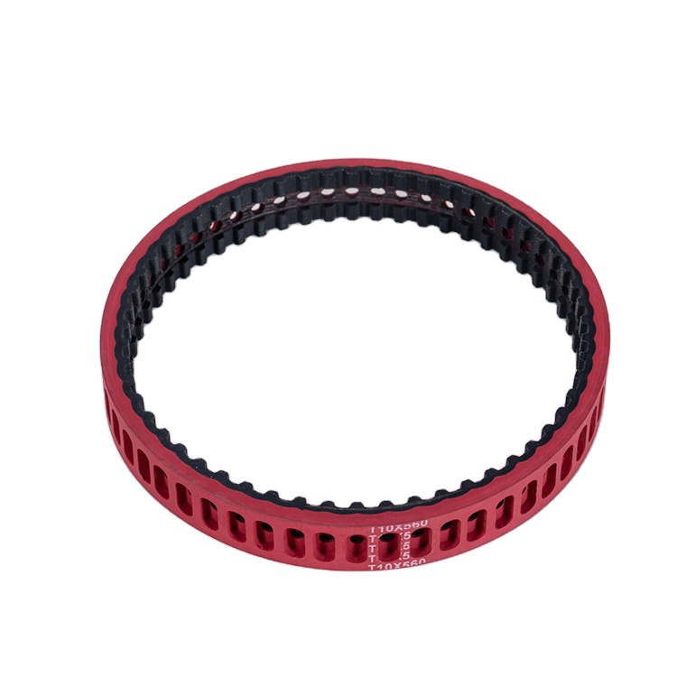 BOLEDON New Vacuumed Timing Belts T10 560 Red Black Packing Machinery Belts1 BOLEDON New Vacuumed Timing Belts T10 560 Red Black Packing Machinery Belts1