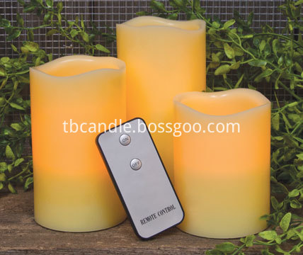 elegant LED candle set