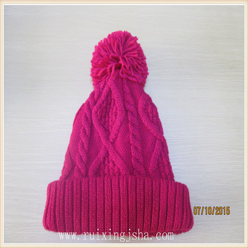 Pom Pom Hand Womens Crochet Knitted Winter Hats Pattern Pom Pom Hand Womens Crochet Knitted Winter Hats Pattern
