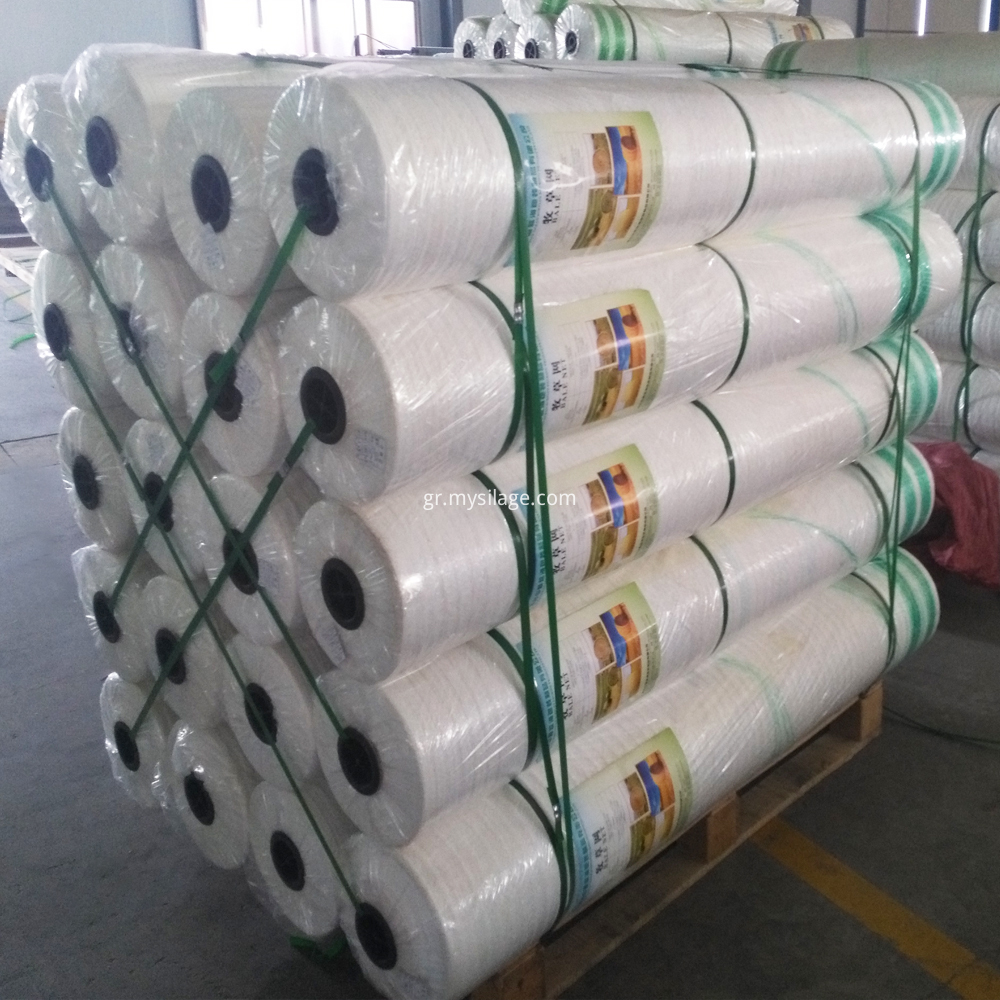 HDPE στρογγυλό δίχτυ roll roll HDPE round bale net roll