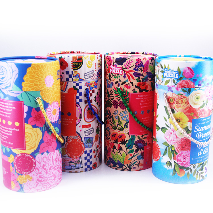 Hand held rope design packaging tube Hand held rope design packaging tube