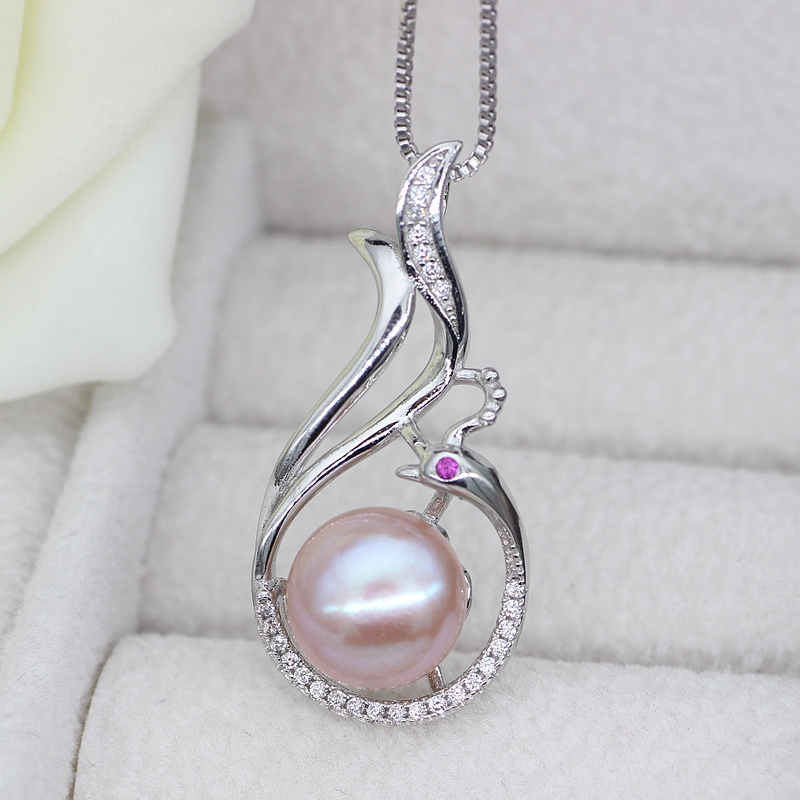 1 Set Love Wish Pearl Necklace Set Oyster Drop Pendant AAA 