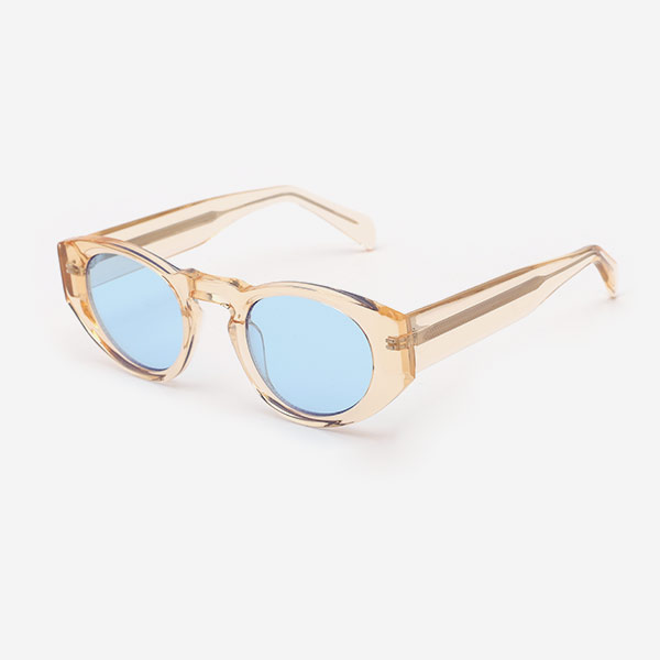 Oval-frame Acetate Unisex Sunglasses Oval-frame Acetate Unisex Sunglasses