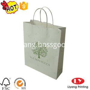 white kraft paper bag