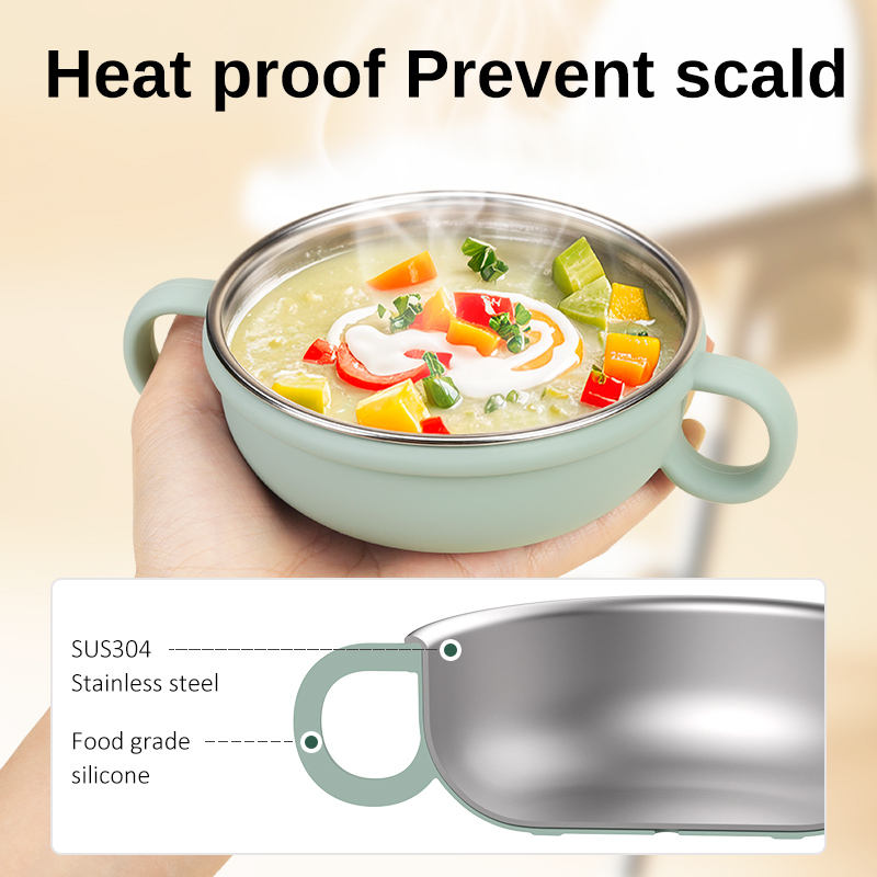 silicone ss bowl MFZ-D007 silicone ss bowl MFZ-D007