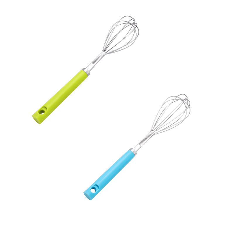 PP Handle Food Grade Stainless Steel Egg Whisk