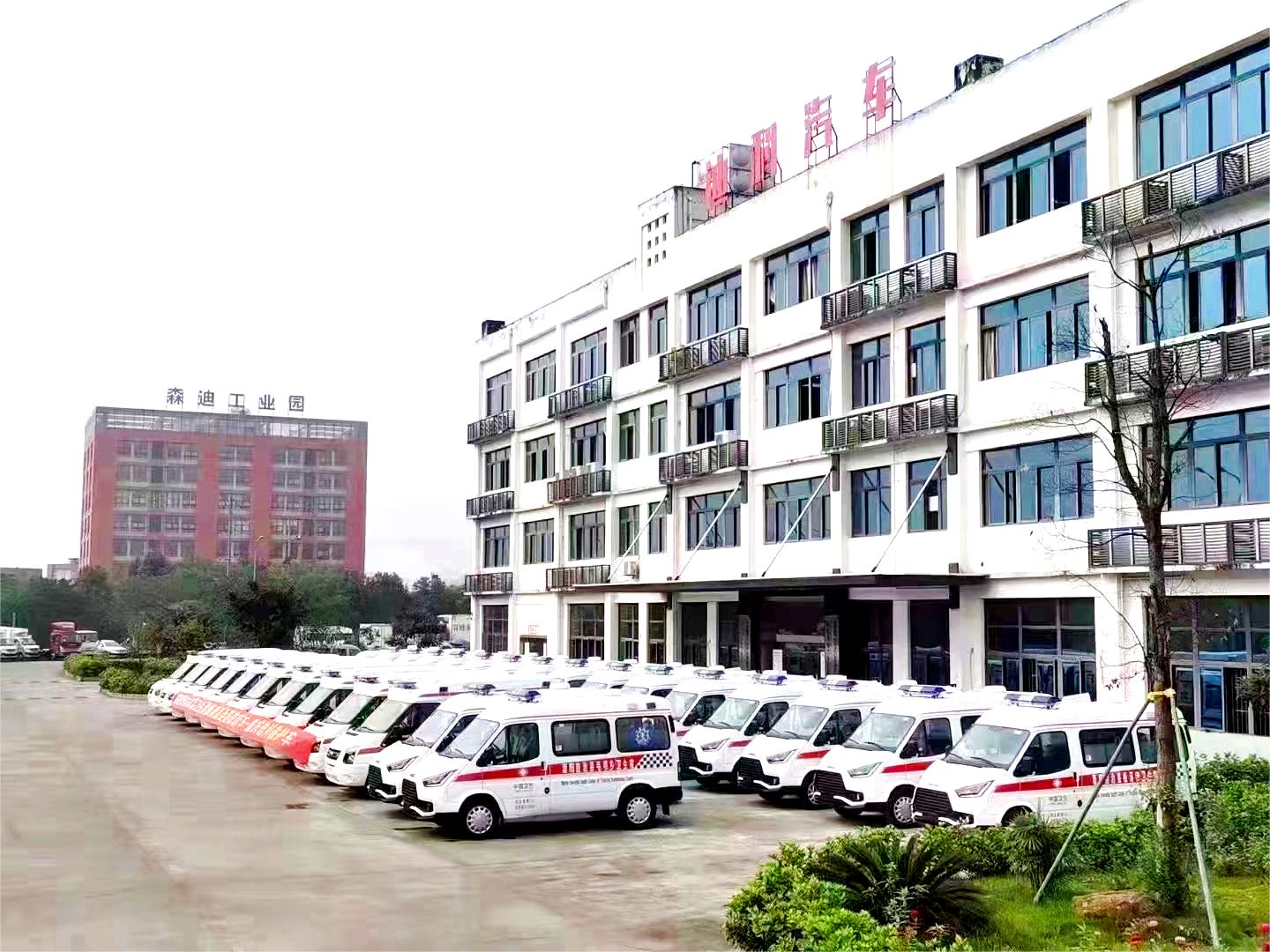 Batch delivery of JMC ambulances