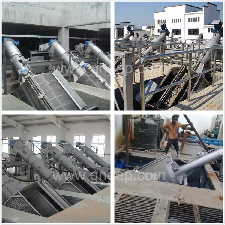Rotary drum screen for sewage Rotary drum screen for sewage