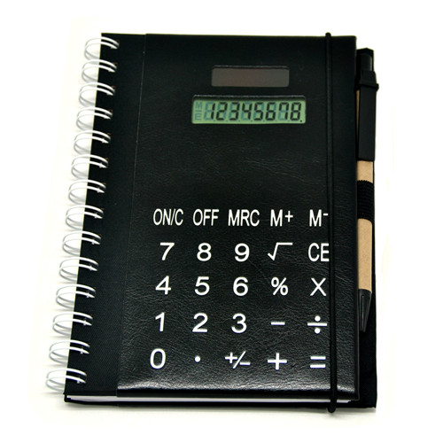 Hardcover Excutive Notebook Calculator with Pen