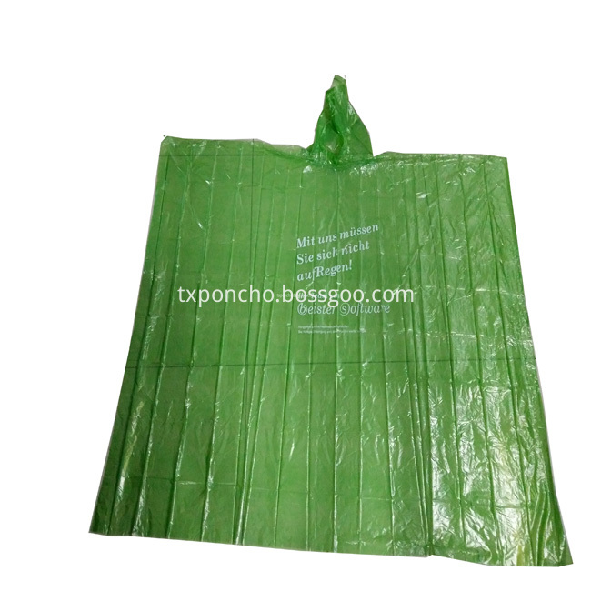 PLA rain poncho PLA rain poncho
